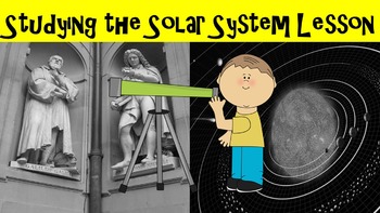 Preview of Studying the Solar System No Prep Lesson w/ Power Point, Worksheet, and Activity