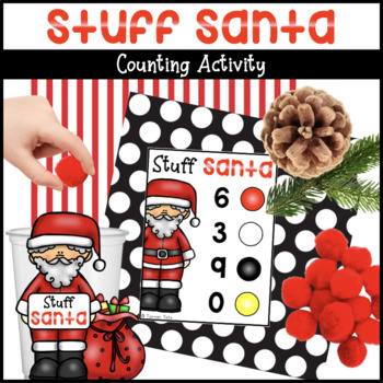 Preview of Stuff Santa Counting Activity for Christmas