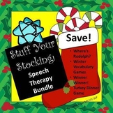 Christmas and Winter Speech Therapy Bundle