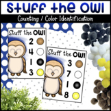 Stuff the Owl Counting Activity w/ Color Identification