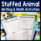 Stuffed Animal Day Writing and Math: Bring Stuffed Animals