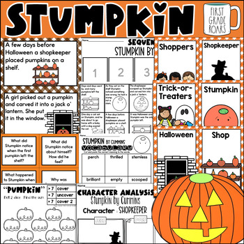 Preview of Stumpkin Fall Halloween Reading Comprehension Book Companion