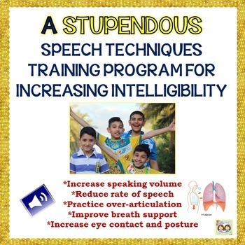 Preview of Stupendous Exercises For Increasing Speaking Intelligibility