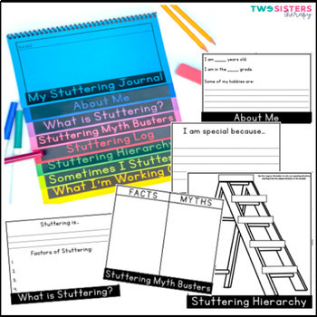 Stuttering Activities Journal for Speech Therapy | TpT