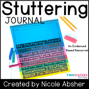 Preview of Stuttering Activities Journal for Speech Therapy
