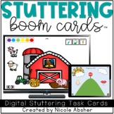 Stuttering Activities & Visual Supports Boom Cards™
