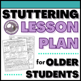 Stuttering Activity Lesson Plan for Older Students | Speec