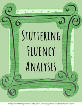 Preview of Stuttering Analysis