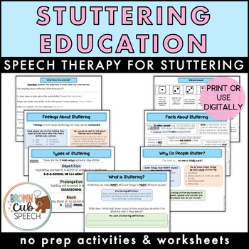 Preview of Stuttering Education | Speech Therapy