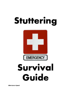 Preview of Stuttering Emergency Survival Guide-NO PREP