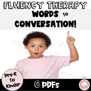Preview of Stuttering Fluency Activities Preschool Kindergarten Speech Therapy