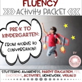 Stuttering Fluency Therapy Activities Preschool Kindergarten
