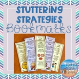 Stuttering Strategies Bookmarks: techniques for fluency therapy