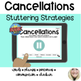 CANCELLATIONS Stuttering Strategy (Boom Cards™)