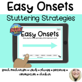 EASY ONSETS Stuttering Strategy (Boom Cards™)