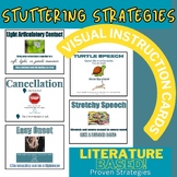 No Prep! 5 Stuttering Strategy Visuals & Instructions CANC