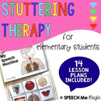 Preview of Stuttering Therapy For Elementary Students