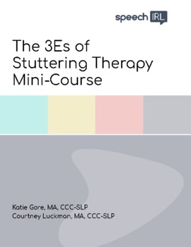 Preview of Stuttering (Fluency) Therapy Mini Course for All Ages