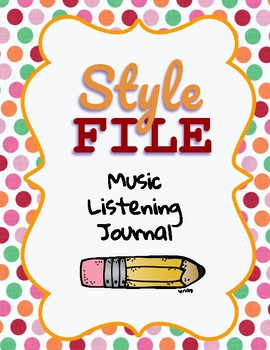 Preview of Style File: Music Listening Journal Pages