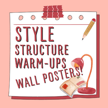 Preview of Style Structure Warm-Ups Wall Posters