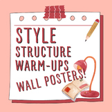 Style Structure Warm-Ups Wall Posters