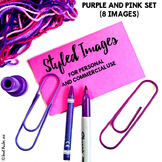 Styled Images for Personal and Commercial Use (Purple and 