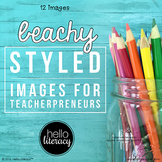 Styled Images for Teacher Sellers: Beachy Desk (Personal &