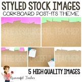 Styled Stock Photos for TpT Sellers - Cork Board Post Its Theme