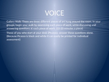 Preview of Stylistic Analysis: Voice