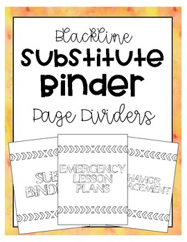 Preview of Sub Binder