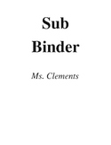 Sub Binder Bundle