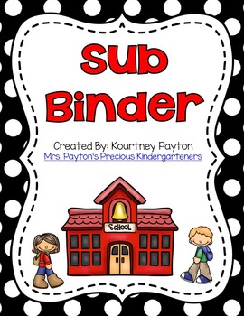 Preview of Sub Binder Editable