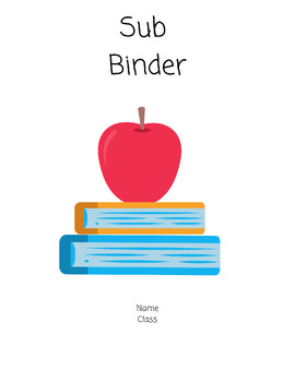Preview of Sub Binder Templates EDITABLE DIY!