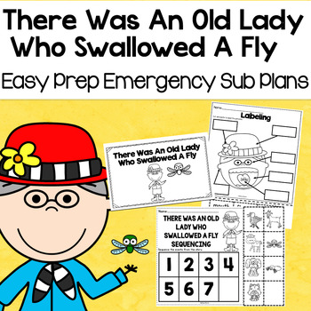 Preview of Sub Binder for There Was An Old Lady Who Swallowed A Fly
