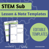 Sub Lesson Templates for a STEM Classroom