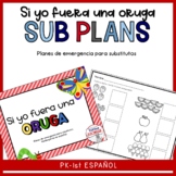 Sub Lesson plan for one day Oruga muy hambrienta