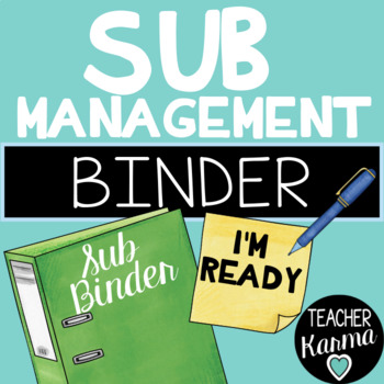 Preview of Sub Management Binder