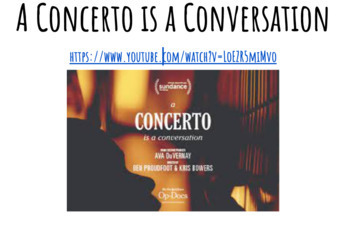 Preview of Sub Plan: Black History Month: "A Concerto Is A Conversation"