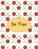 Sub Plan Divider Sheets