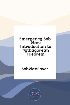 Preview of Sub Plan: Introduction to the Pythagorean Theorem, Video
