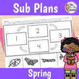 Emergency Sub Plans for 1st Grade | Spring