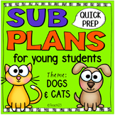 Sub Plans Teacher Binder Kindergarten 1st Grade