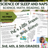 Sub Plans 3rd 4th 5th Grade Science of Sleep No Prep Activ