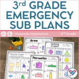 Sub Plans 3rd Grade