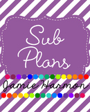 Sub Plans Binder Cover