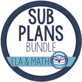 Sub Plans Bundle - Perfect for Intermediate Grades