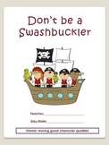 Sub Plans:  Don't be a Swashbuckler!
