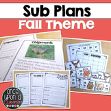 Sub Plans - Fall Theme