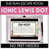 Sub Plans - Lewis Dot Ionic Digital Escape Room Activity |
