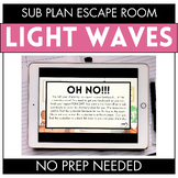 Sub Plans - Light Energy Calculations Digital Escape Room 